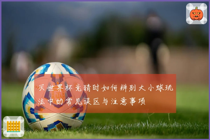 买世界杯竞猜时如何辨别大小球玩法中的常见误区与注意事项