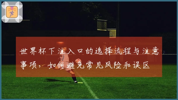 世界杯下注入口的选择流程与注意事项，如何避免常见风险和误区